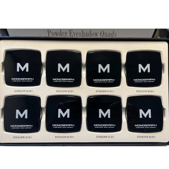 Monograph Quads Set of 8 Sleek Black Eyeshadow Compact Set - Picture 8 of 8
